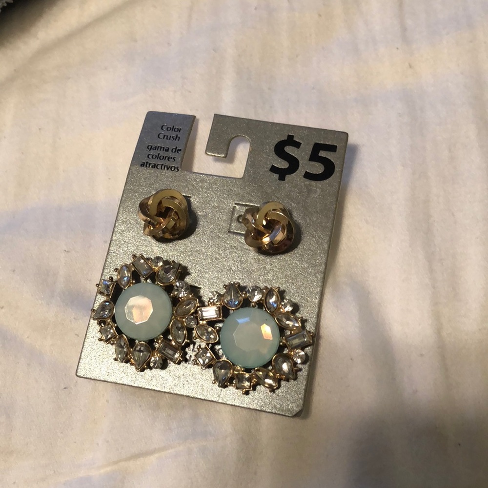 Glitzy earrings